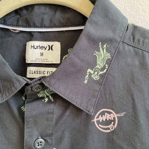 Hurley Mens Chill Vibes Short Sleeve Shirt - Picture 5 of 5